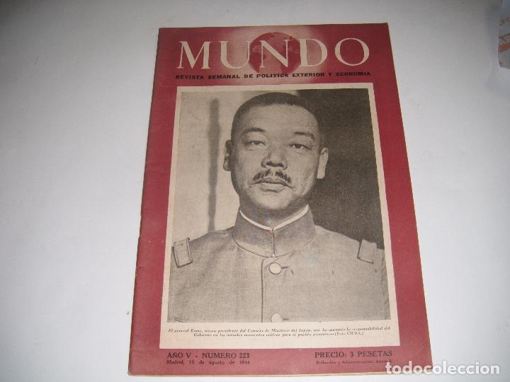 Militaria: mundo revista semanal de pol&iacute;tica exterior y econ&oacute;mica numero223 a&ntilde;o 1944