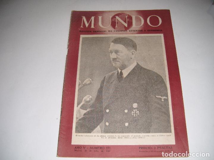 Militaria: mundo revista semanal de pol&iacute;tica exterior y econ&oacute;mica numero221 a&ntilde;o 1944