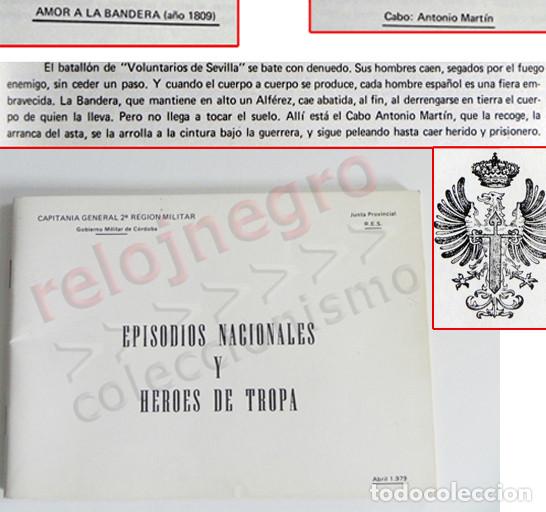 Militaria: EPISODIOS NACIONALES Y H&Eacute;ROES DE TROPA - LIBRO FORM. CUADERNO- EJ&Eacute;RCITO ESPA&Ntilde;A 1979 MILITAR SOLDADOS
