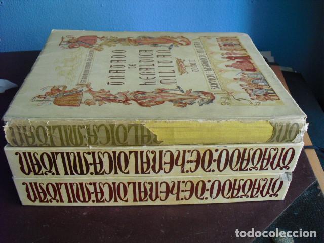 Militaria: TRATADO DE HERALDICA MILITAR SERVICIO HCO. MILITAR  OBRA COMPLETA  SEIS LIBROS EN TRES VOLUMENES