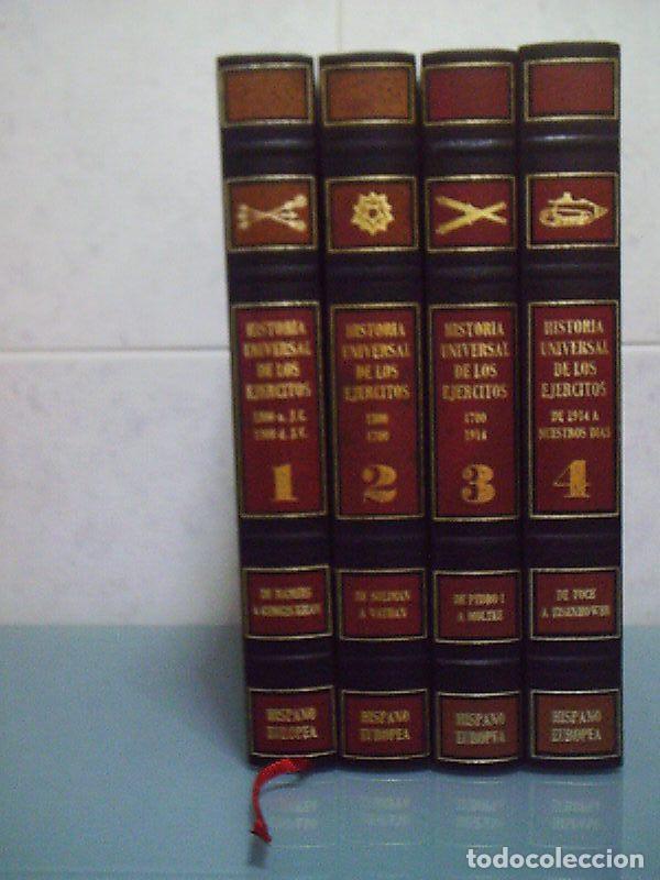 Militaria: HISTORIA UNIVERSAL DE LOS EJ&Eacute;RCITOS. 4 tomos. - Foto 1