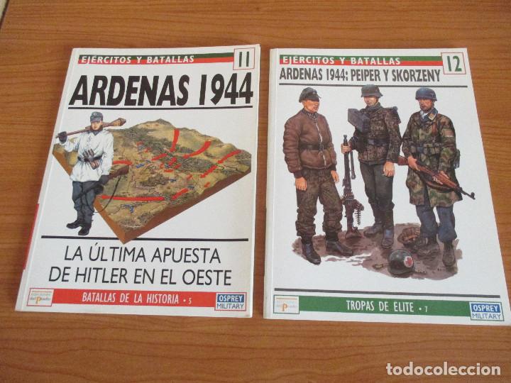 Militaria: OSPREY: EJERCITOS Y BATALLAS N&ordm; 11 Y 12:  LOTE ARDENAS 1944