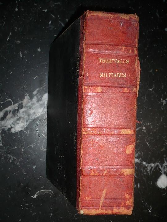 Militaria: TRIBUNALES MILITARES Y JURISDICCIONES SANTIAGO BENITO 1886 MADRID