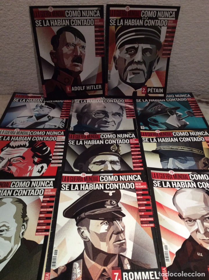 Militaria: LA II GUERRA MUNDIAL COMO NUNCA ANTES SE HAB&Iacute;A CONTADO 10 EJEMPLARES ( PERSONAJES )