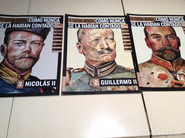 Militaria: LA I GUERRA MUNDIAL COMO NUNCA ANTES SE HAB&Iacute;A CONTADO N&ordm; 2,3,4 ( PERSONAJES )
