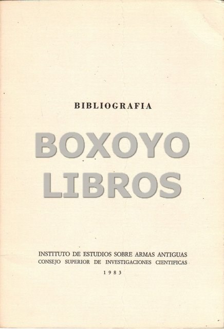Militaria: BEAUFORT-SPONTIN y otros. Separata del tomo XVI de Gladius Etudes sur les armes... Bibliograf&iacute;a