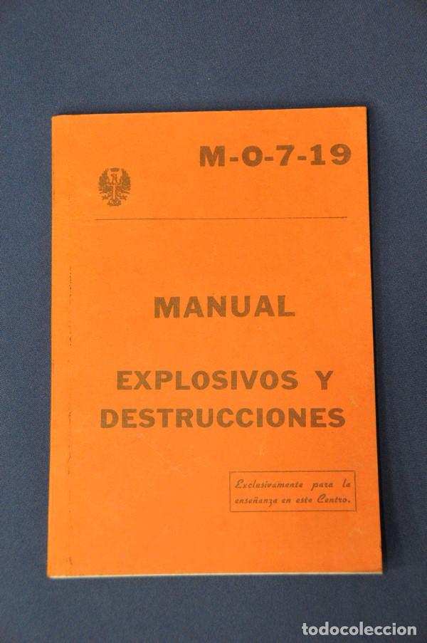 Manual: Explosivos Y Destrucciones. Ministerio - Comprar Libros Y ...