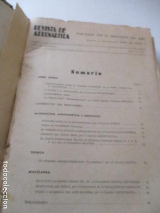 Militaria: 6 REVISTA DE AERONAUTICA, PUBLICADA POR EL MINISTERIO DEL AIRE- Ns&ordm;, 62,63,64,65,66,67- A&Ntilde;O VII-