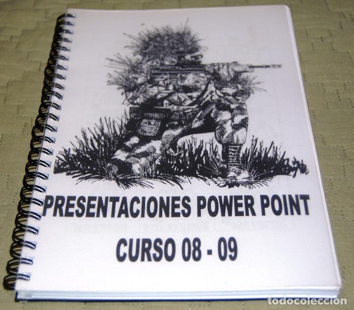 Militaria: Orden de combate, curso 2008/9. Presentaciones en power point. Academia General Militar (AGM).