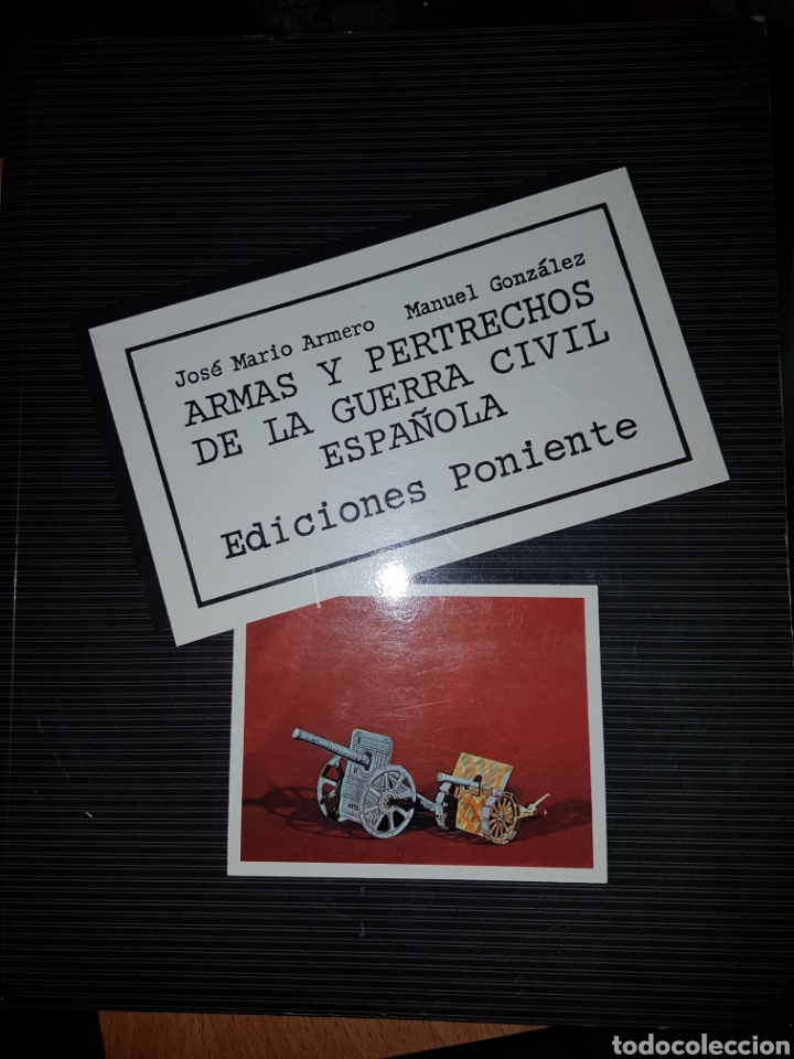 Militaria: Libro armas y pertrechos de la guerra civil