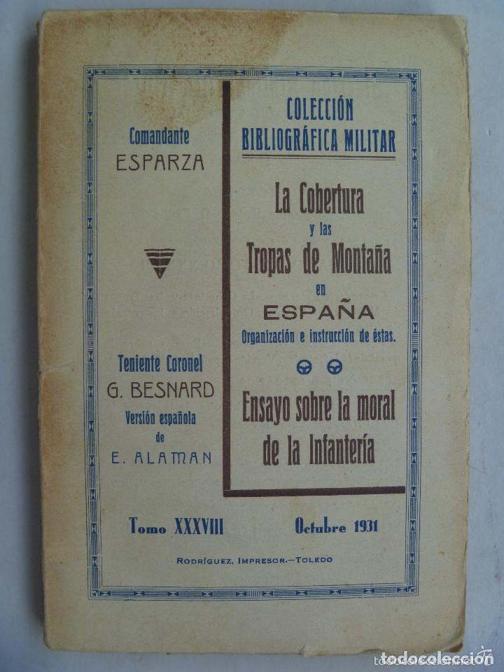 Militaria: LA COBERTURA Y LAS TROPAS DE MONTA&Ntilde;A , COMANDANTE ESPARZA ( FUTURO DIVISION AZUL ), 1931