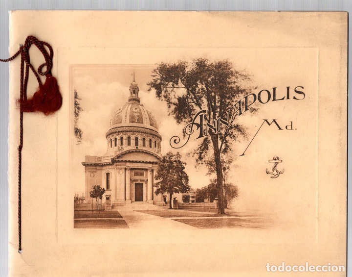 Militaria: FOLLETO ACADEMIA NAVAL ANNAPOLIS. MARYLAND. ESTADOS UNIDOS. CIRCA 1940