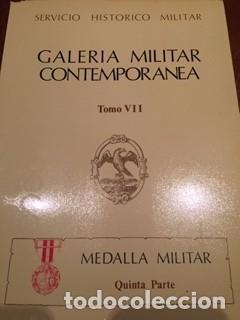 Militaria: Galer&iacute;a Militar Contemporanea Tomo VII Quinta parte. Campa&ntilde;as de Africa.