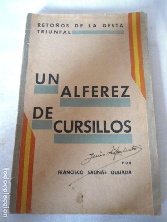 Militaria: ANTIGUO RELATO O NOVELA UN ALFEREZ DE CURSILLOS A&Ntilde;O 1938