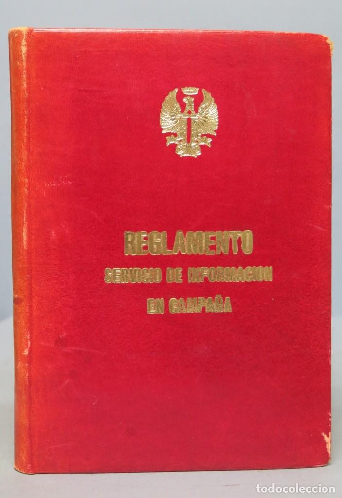 Militaria: REGLAMENTO. SERVICIO DE INFORMACION EN CAPA&Ntilde;A