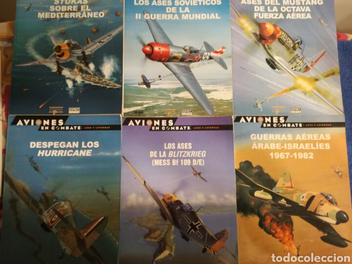 Militaria: 6 libretos de la coleccion Aviones de Combate de Osprey Squadron Signal Segunda Guerra Mundial