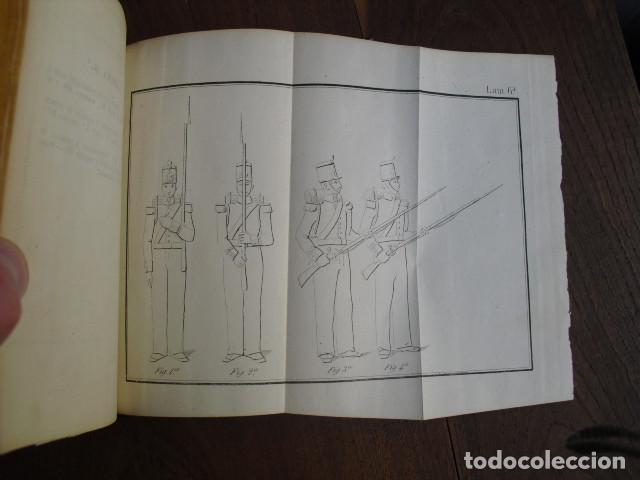 Militaria: 1850 REGLAMENTO PARA EL EJERCICIO Y MANIOBRAS DE LA INFANTERIA DOS TOMOS EN UN VOLUMEN 22 L&Aacute;MINAS