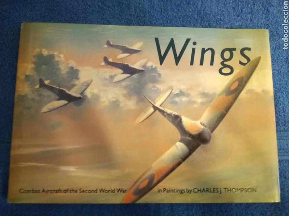 Militaria: WINGS.Libro de Ilustraciones de aviones en la Segunda Guerra Mundial.