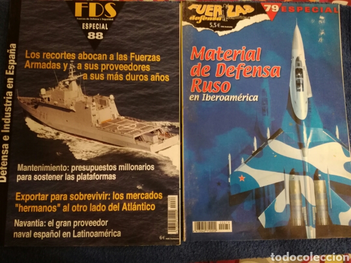 Militaria: Lote de 2 numeros Especiales de la revista FDS Fuerzas de Defensa y Seguridad.