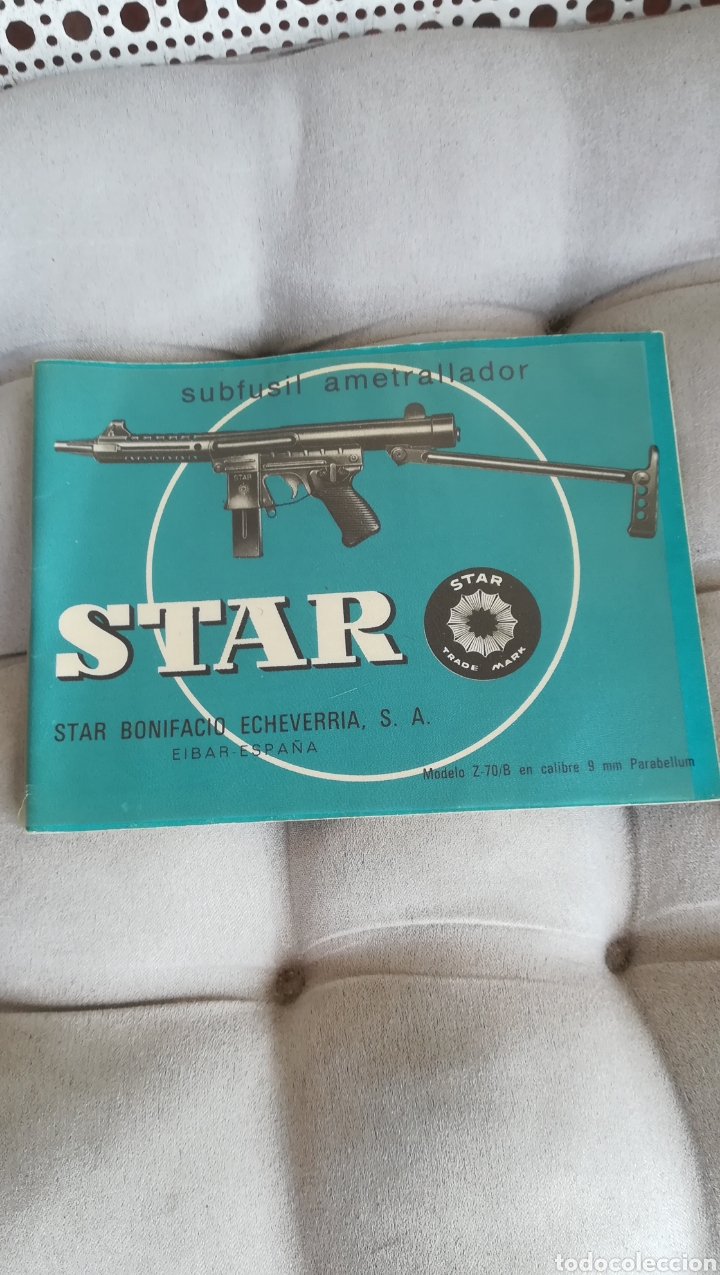 Militaria: Catalogo subfusil ametrallador Star