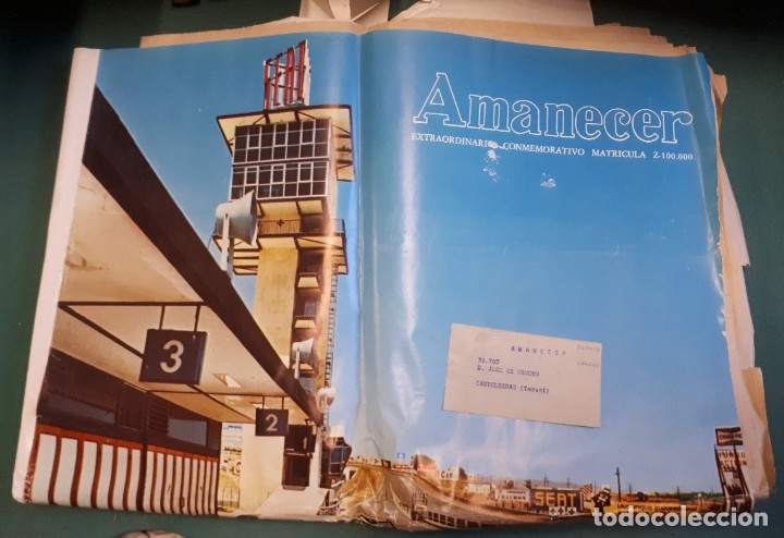 Militaria: Suplemento extraordinario de gran formato, Diario Amanecer, matr&iacute;cula Z 100.000