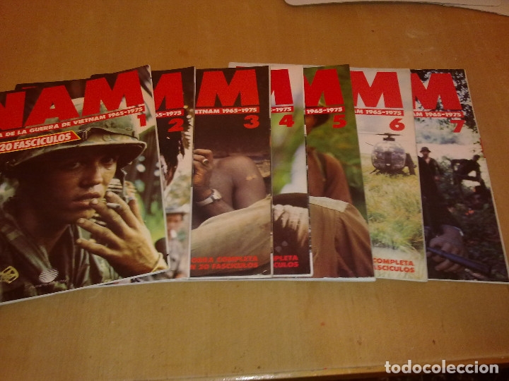 Militaria: 7 FASCICULOS REVISTA NAM (DEL 1 AL 7)