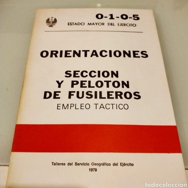 Military Antiques: 0-1-0-5 estado mayor del ej&eacute;rcito orientaciones