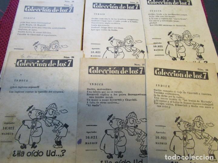Militaria: * REVISTA SATIRICA, LOTE DE 7, ' &iquest;HA OIDO USTED? - COLECCION DE LOS 7 ' + INFO