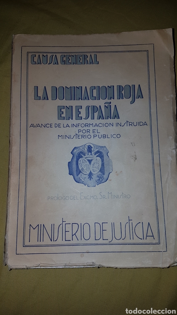 Militaria: Libro La causa general La dominacion roja muchas fotos