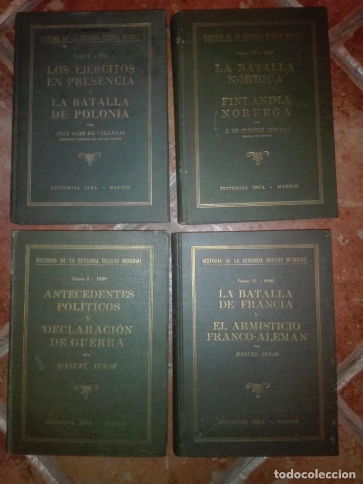 Militaria: 4 LIBROS DE LA HISTORIA DE LA SEGUNDA GUERRA MUNDIAL-ORIGINALES A&Ntilde;O 1941