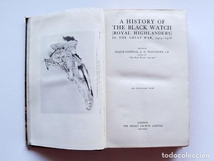 Militaria: 1925, A History of the Black Watch, Royal Highlanders In The Great War, Volume One