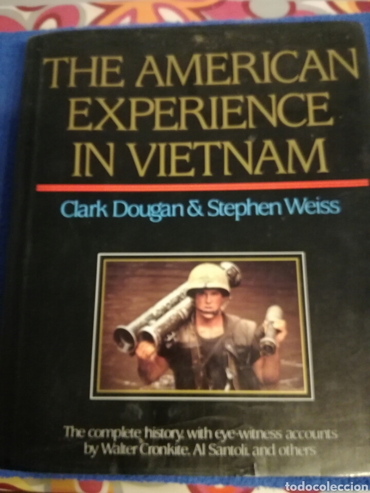 Militaria: Libro sobre la guerra de Vietnam y la experiencia del Ejercito Americano