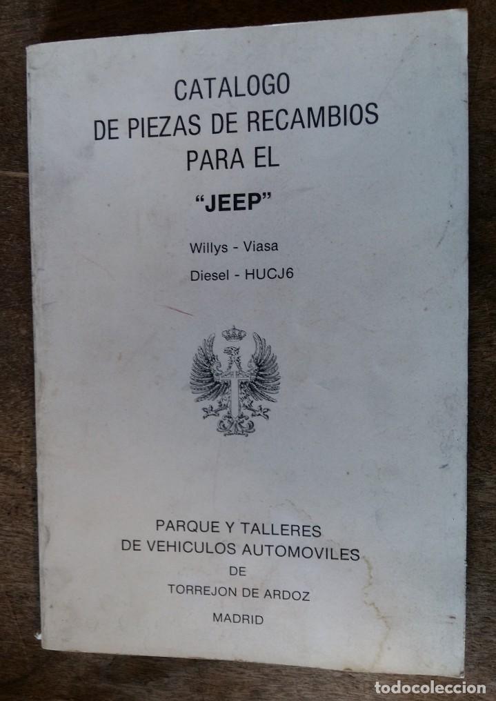 Militaria: Cat&aacute;logo de piezas de recambios para el jeep Diesel - HUCJ6