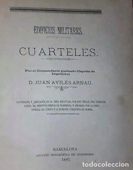 Militaria: EDIFICIOS MILITARES. CUARTELES.(1887) - Foto 3
