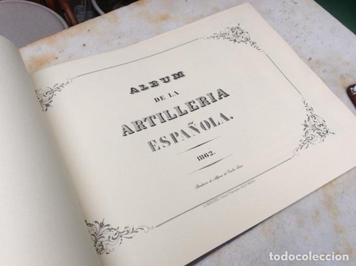 Militaria: Artiller&iacute;a espa&ntilde;ola. &Aacute;lbum