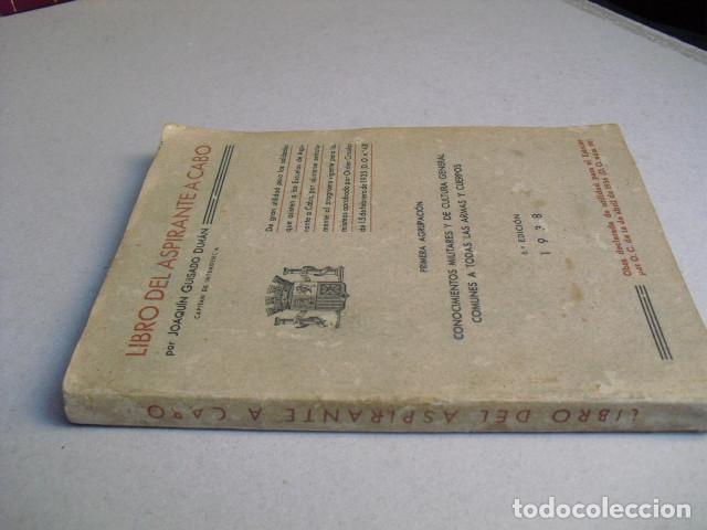 Militaria: 1938 LIBRO DEL ASPIRANTE A CABO CAPITAN GUISADO EJERCITO REPUBLICANO