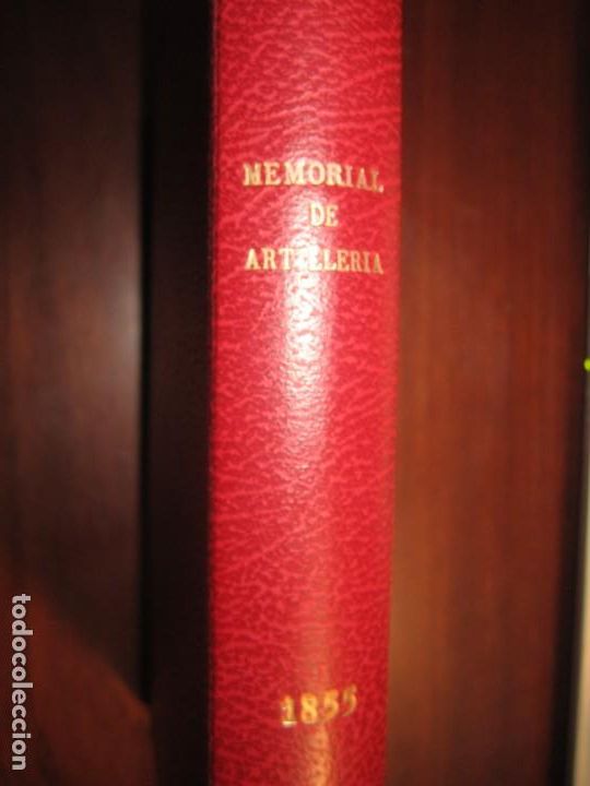 Militaria: MEMORIAL DE ARTILLERIA O COLECCION DE ARTICULOS DEL ARTE MILITAR 1855 MADRID