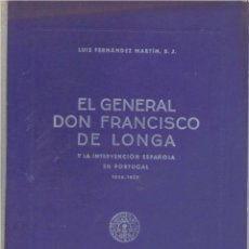 Militaria: EL GENERAL DON FRANCISCO DE LONGA (FDEZ. MARTÍN 1954) SIN USAR JAMÁS. Lote 220093231