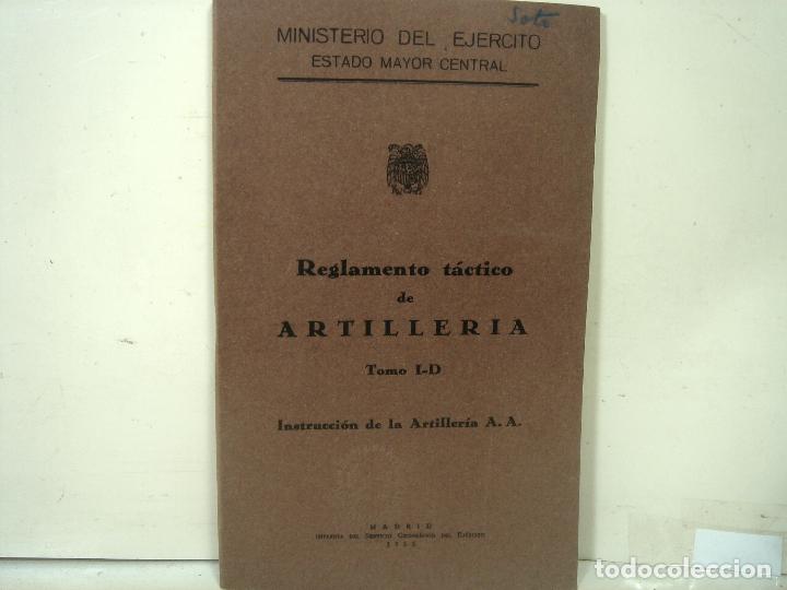 Militaria: 1956-REGLAMENTO PARA EL TIRO DE ARTILLERIA-TOMO V-OBJETIVOS AEREOS-MADRID MINISTERIO EJERCITO LIBRO
