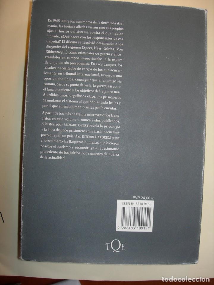 Militaria: INTERROGATORIOS / RICHARD OVERY - Foto 2