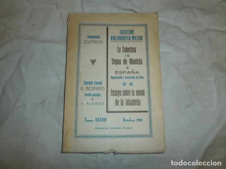 Militaria: COLECCI&Oacute;N BIBLIOGR&Aacute;FICA MILITAR TOMO XXXVIII Octubre 1931 cobertura tropas de monta&ntilde;a
