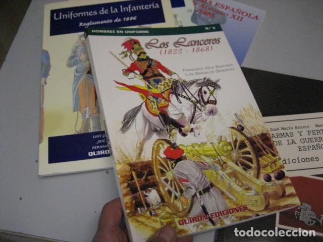 Militaria: HOMBRES EN UNIFORME - n&ordm; 6: LOS LANCEROS (1833-1868) - QUIR&Oacute;N EDICIONES - a&ntilde;o 2000 NUEVO