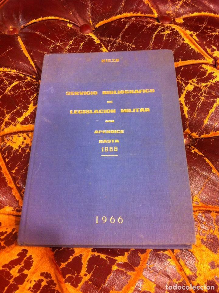 Military Antiques: NIETO. HIDALGO SALAZAR. SERVICIO BIBLIOGR&Aacute;FICO DE LEGISLACI&Oacute;N MILITAR. Ed. COMPI, 1966, MADRID