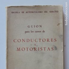 Militaria: ESCUELA DE AUTOMOVILISMO DEL EJERCITO PARA CONDUCTORES Y MOTORISTAS, MADRID 1966
