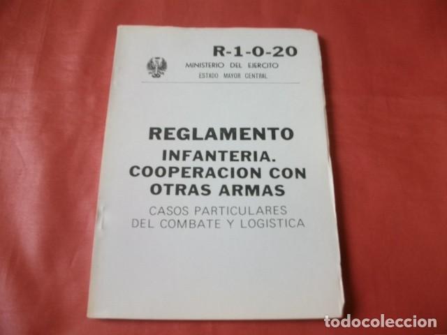 Militaria: REGLAMENTO INFANTERIA COOPERACION CON OTRAS ARMAS