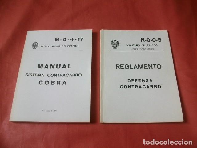 Militaria: MANUAL Y REGLAMENTO SISTEMA DEFENSA CONTRACARRO COBRA