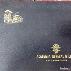 Militaria: MEMORIA - ANUARIO ACADEMIA GENERAL MILITAR DE ZARAGOZA XXXII PROMOCIÓN. Lote 254085325