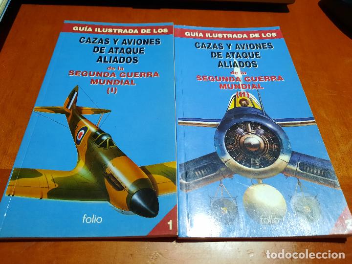 Militaria: CAZAS Y AVIONES DE ATAQUE ALIADOS DE LA SEGUNDA GUERRA MUNDIAL I-II. FOLIO. BUEN ESTADO. R&Uacute;STICA