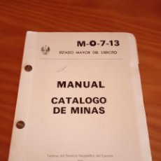 Militaria: MANUAL CATÁLOGO MINAS. Lote 262022135