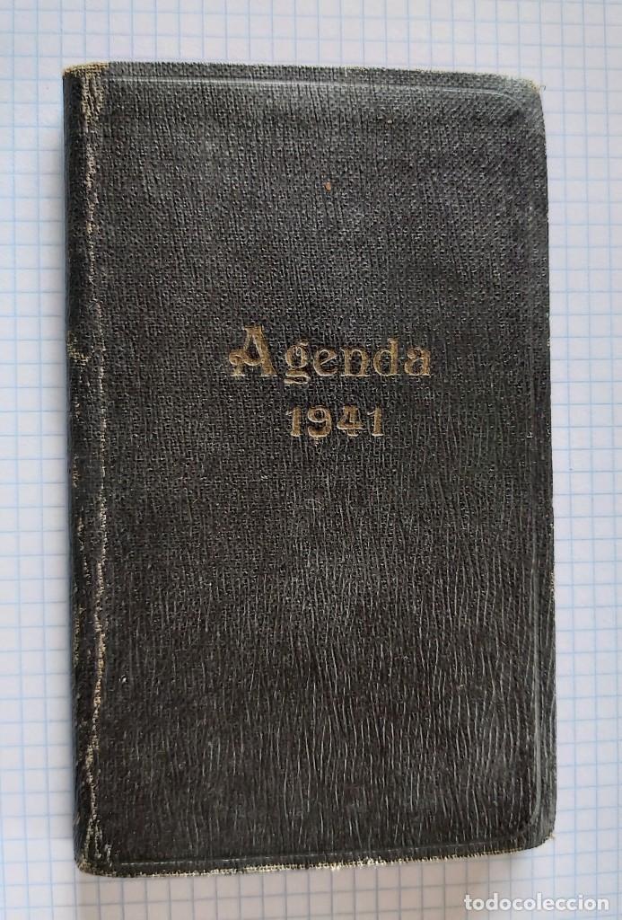 Militaria: Agenda militar de 1941, mide 8 x 13 cm